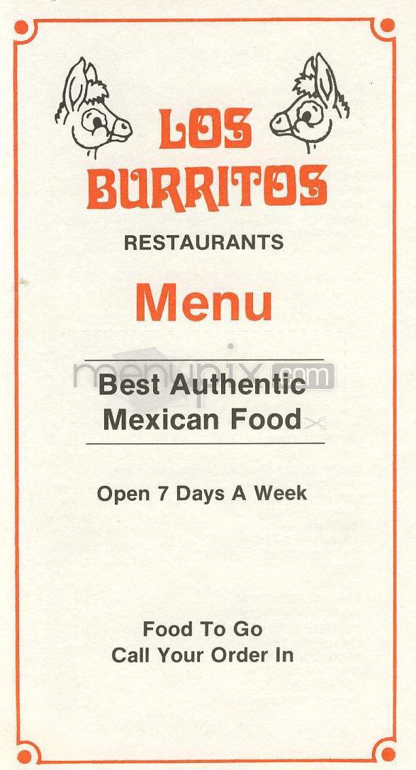 Menu page 1