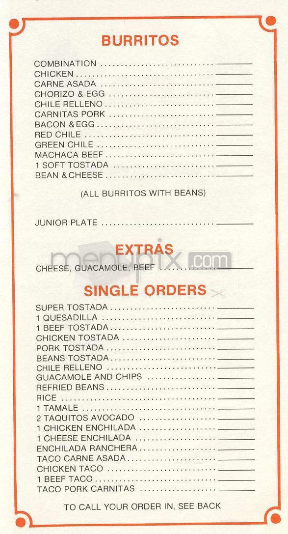 Menu page 2