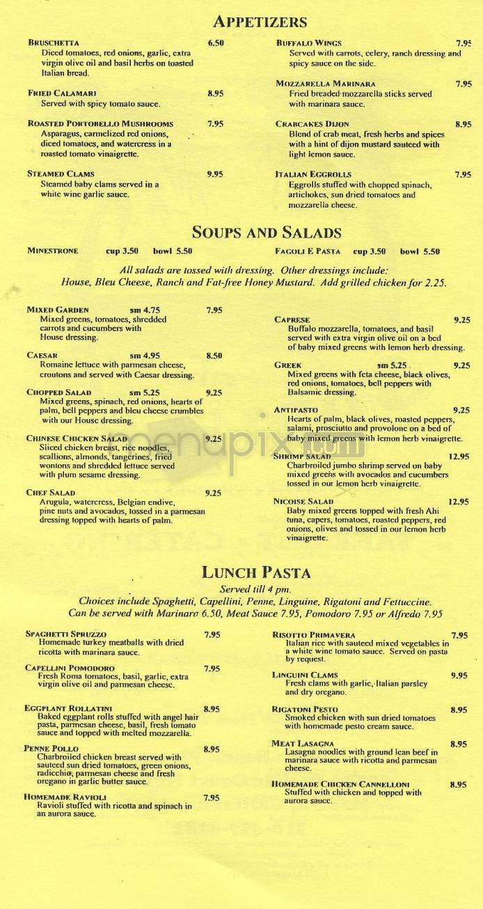 Menu page 2