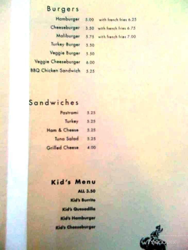 Menu page 2