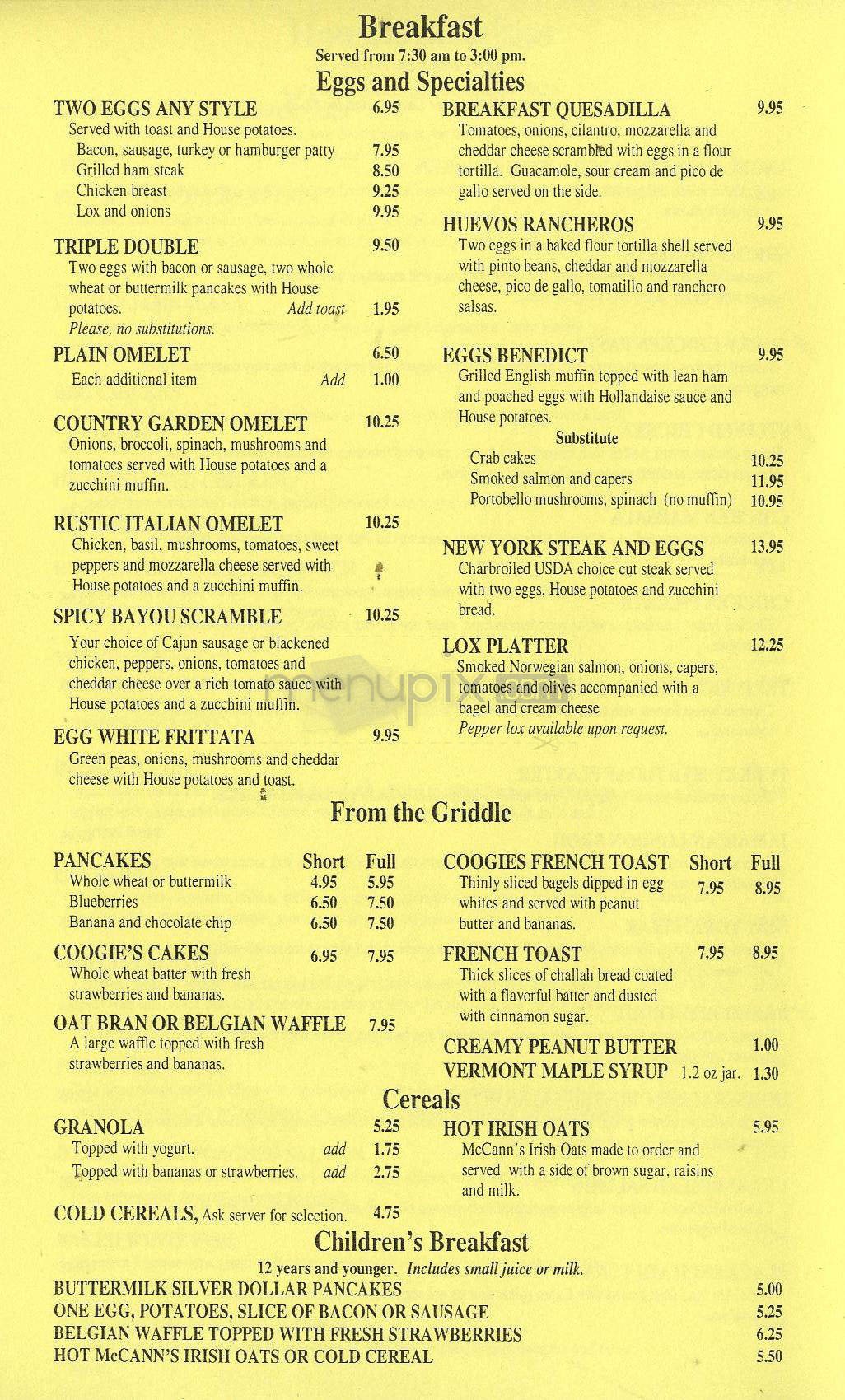 Menu page 2
