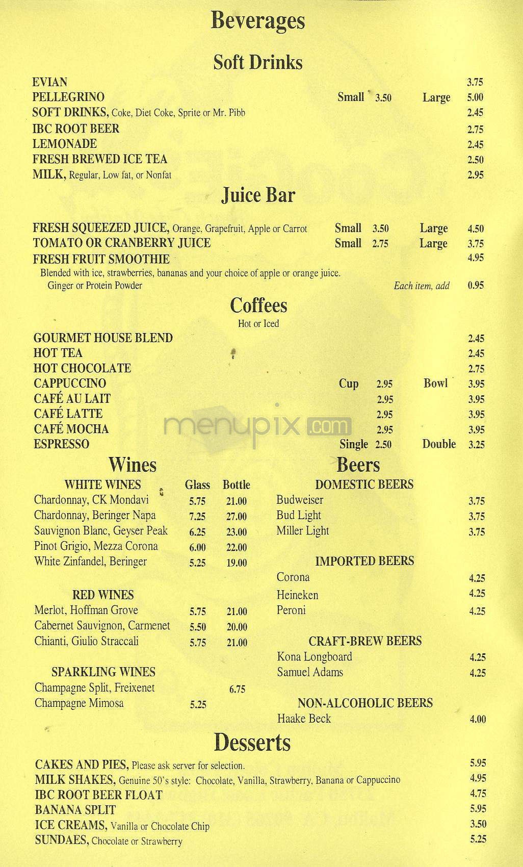 Menu page 3