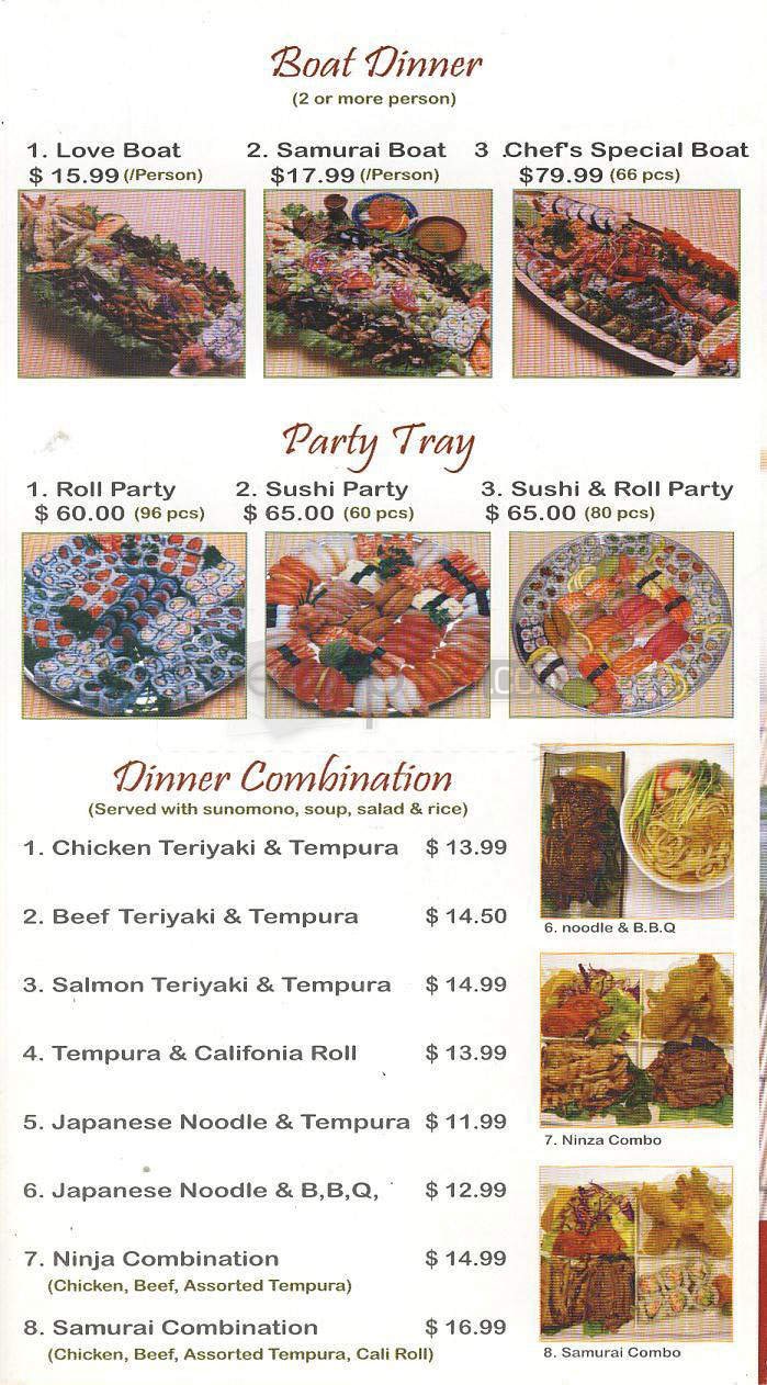 Menu page 4