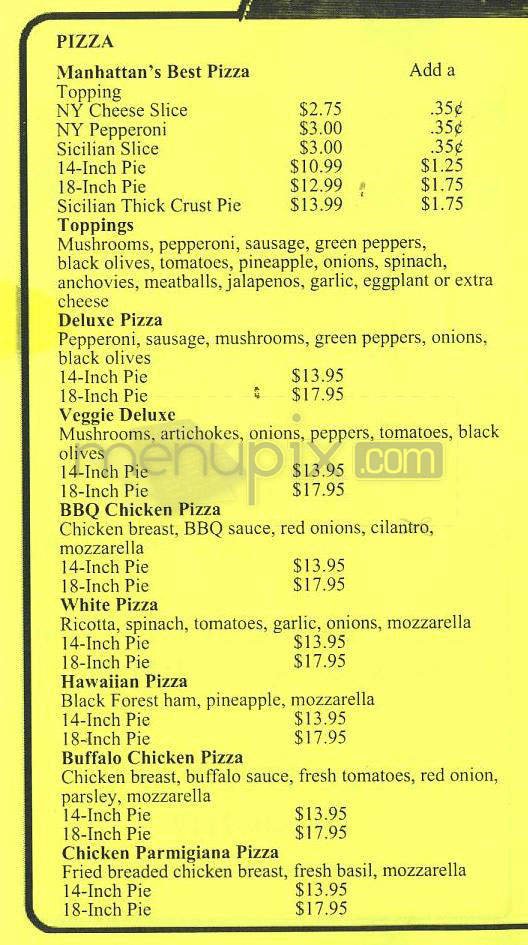 Menu page 2