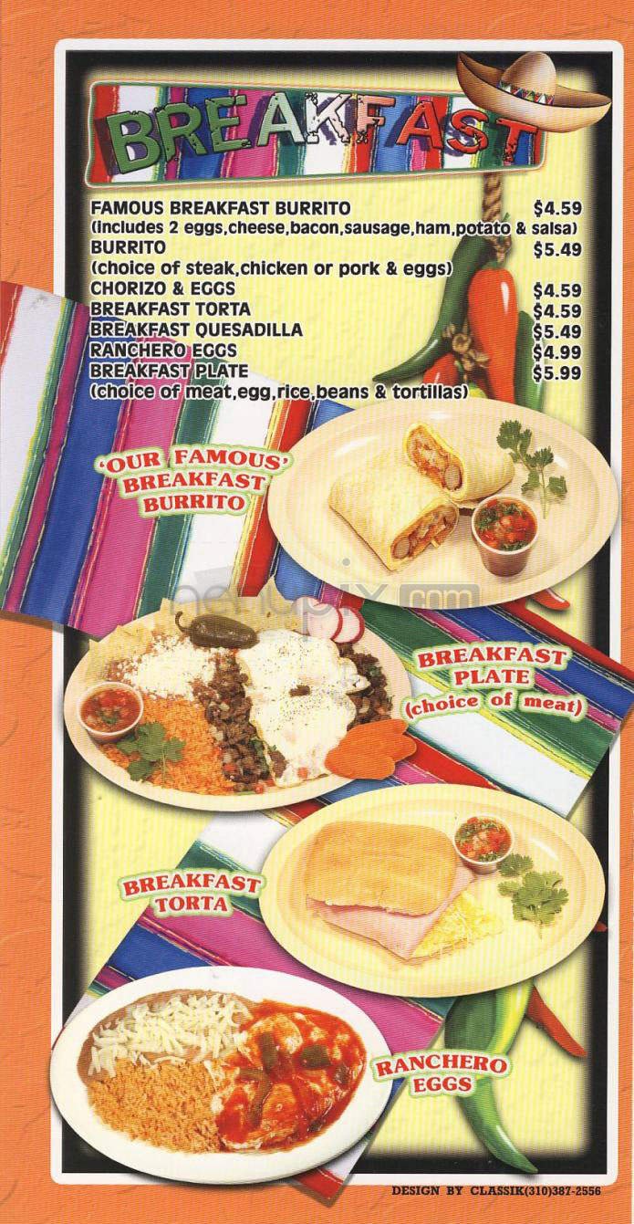 Menu page 2