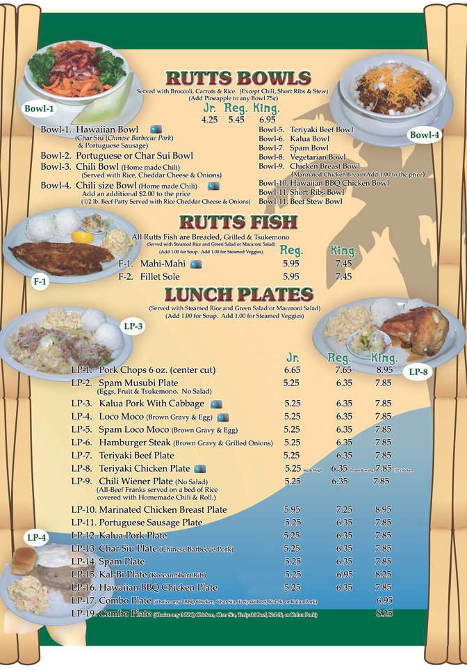 Menu page 3
