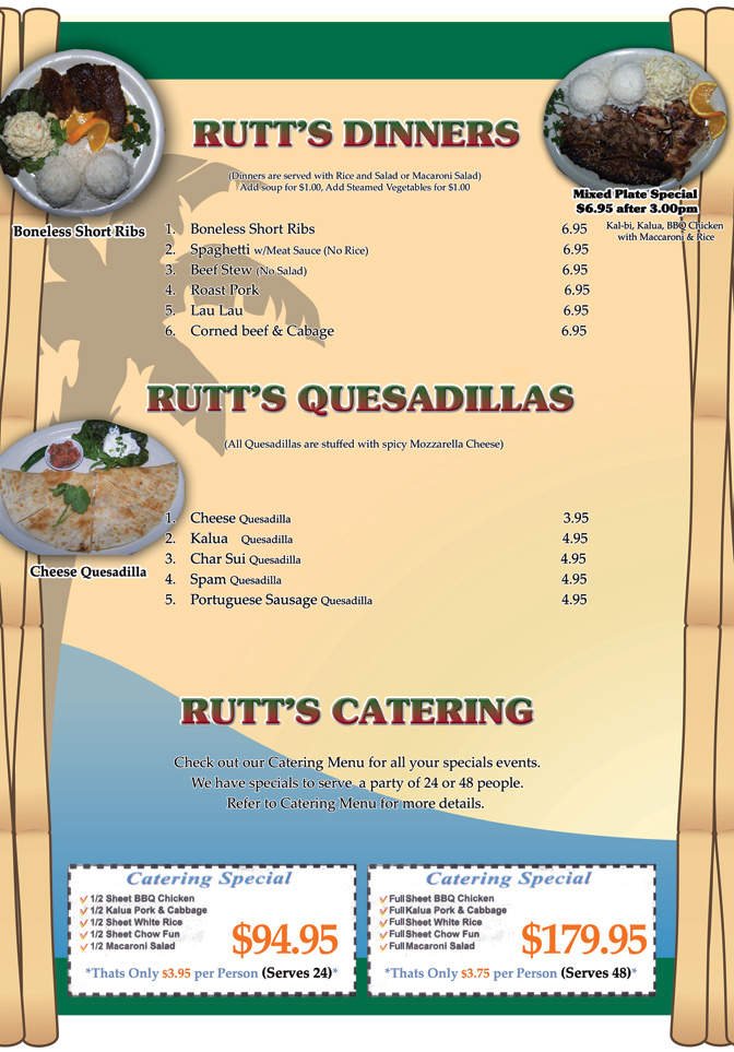Menu page 6
