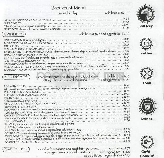 Menu page 5