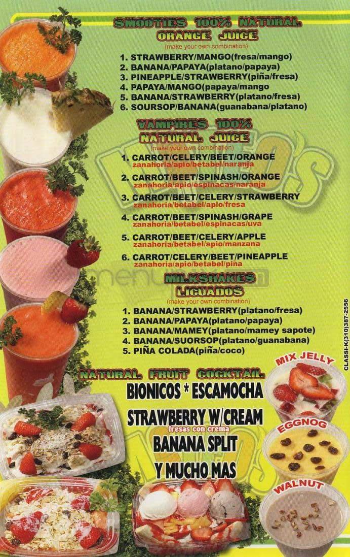 Menu page 3