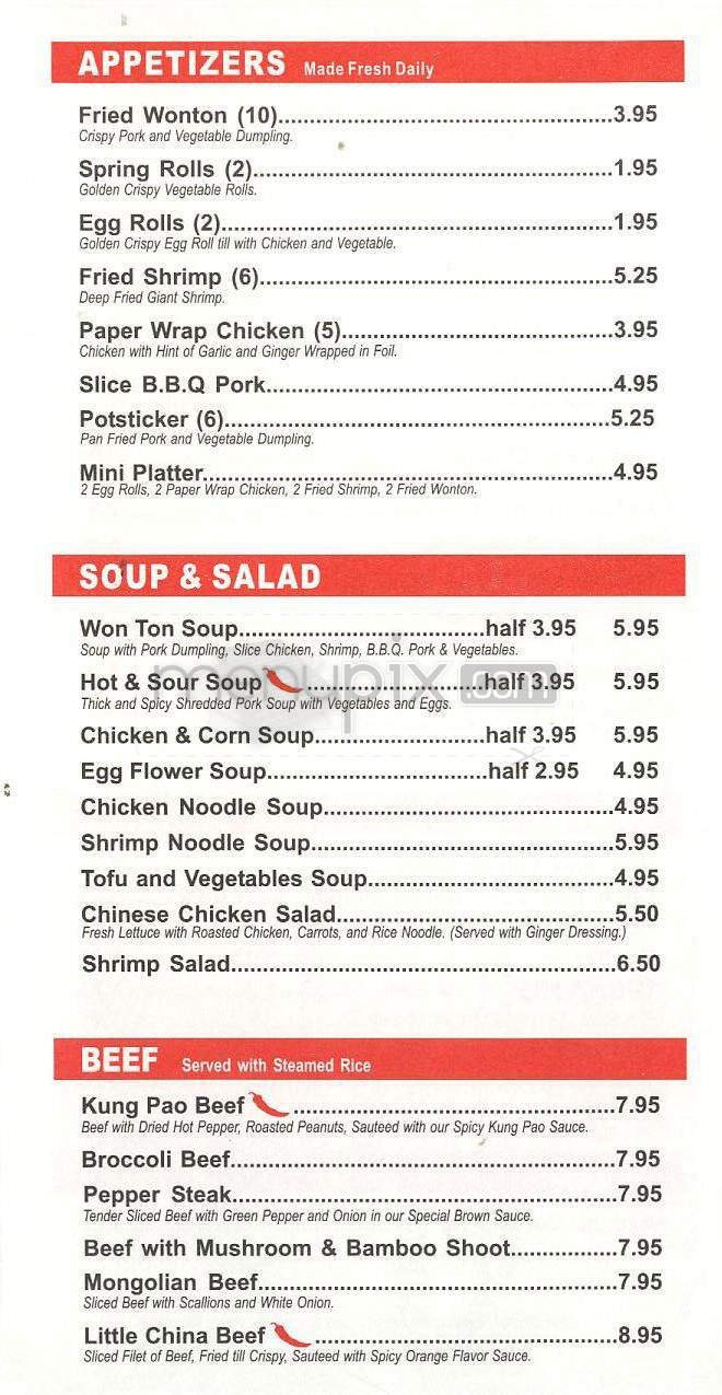 Menu page 3