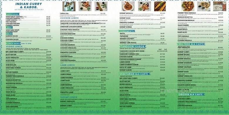 Menu page 2