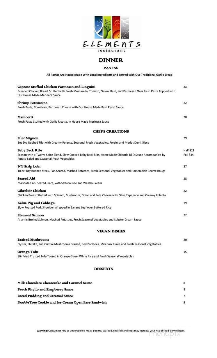 Menu page 2