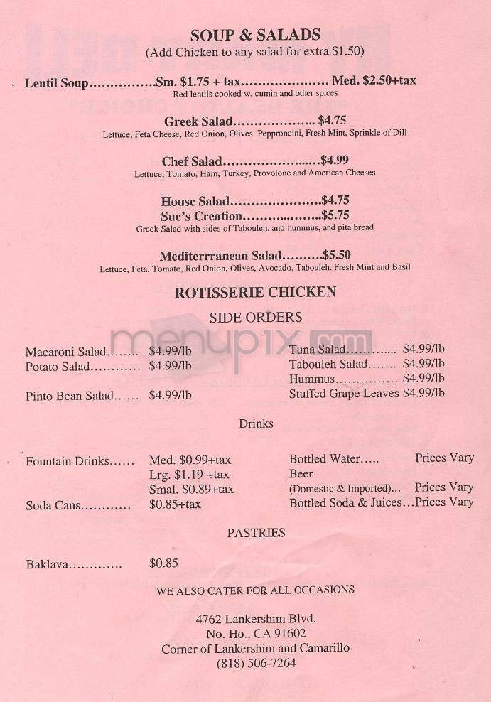 Menu page 2