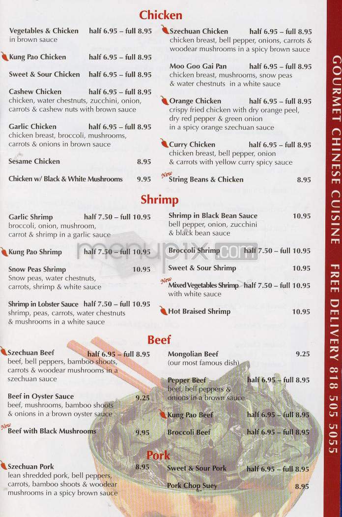 Menu page 6