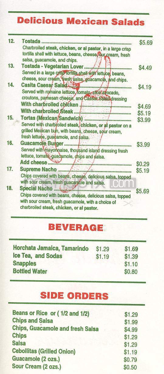 Menu page 3