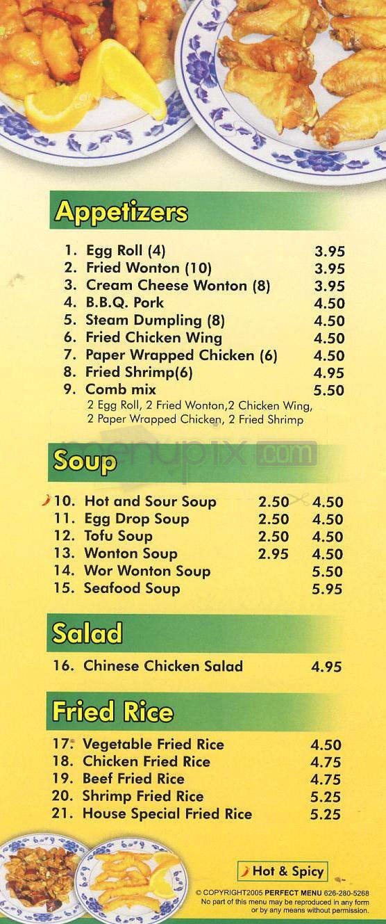 Menu page 2