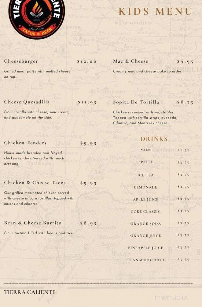 Menu page 2