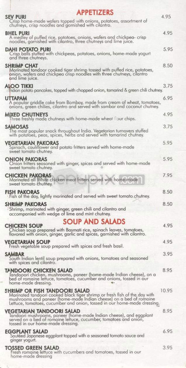 Menu page 2