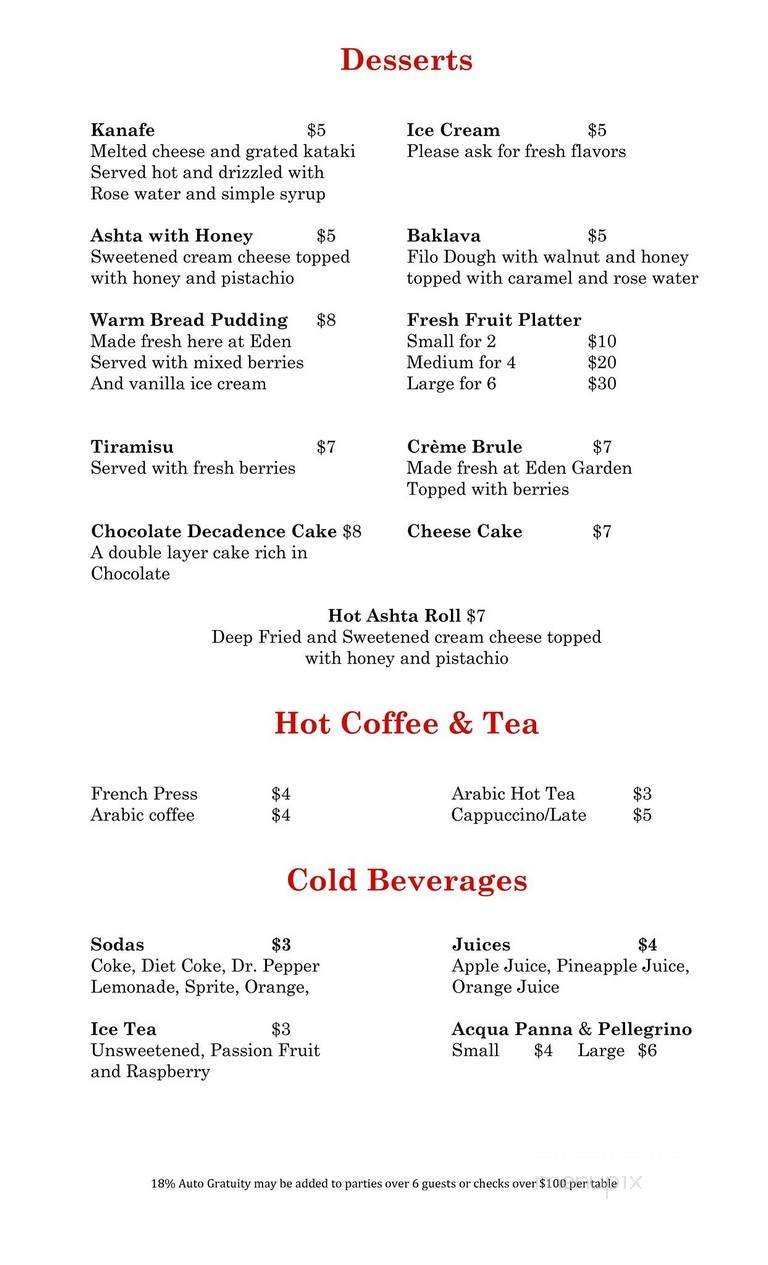 Menu page 5