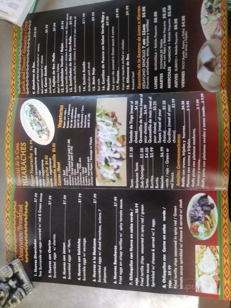 Menu page 7