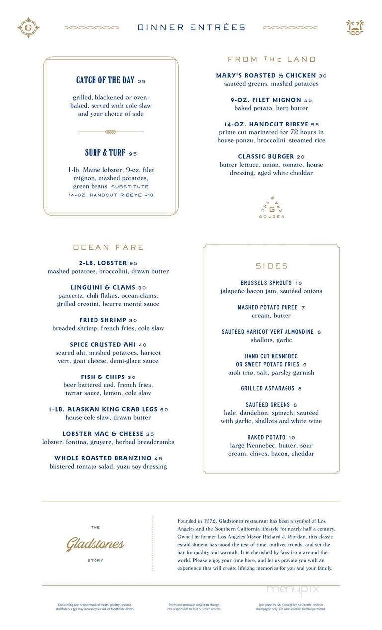Menu page 1