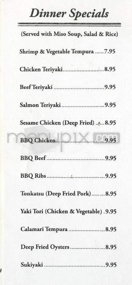 Menu page 2