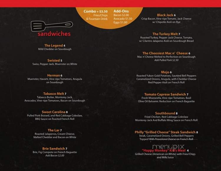 Menu page 2