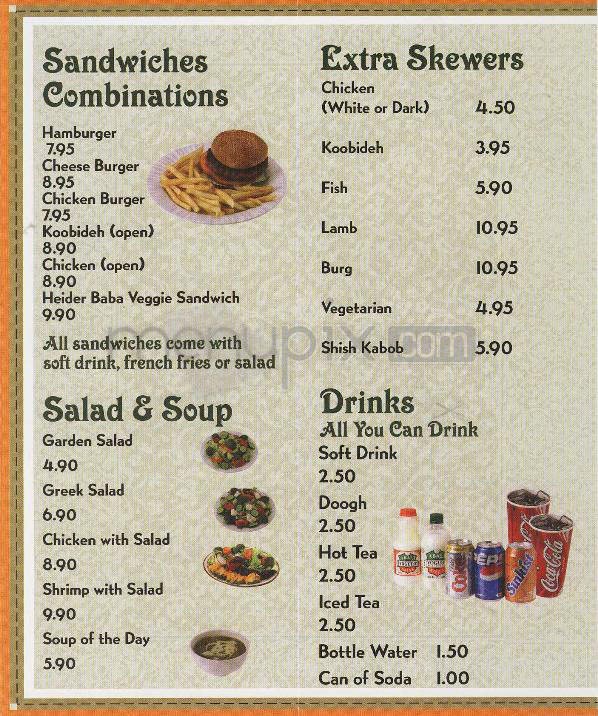 Menu page 4