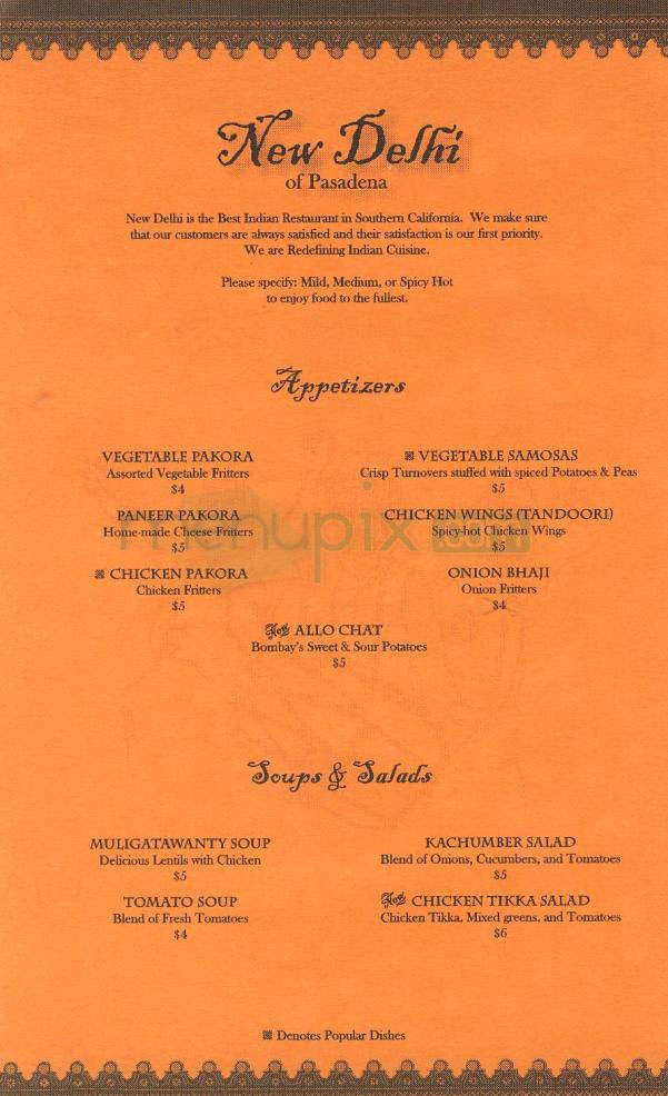 Menu page 2