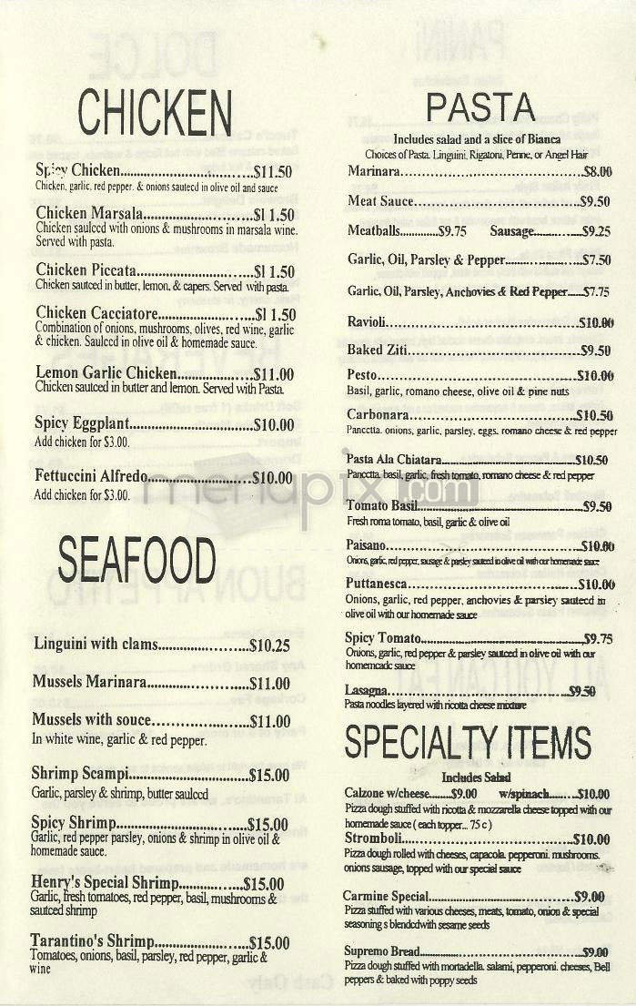 Menu page 3