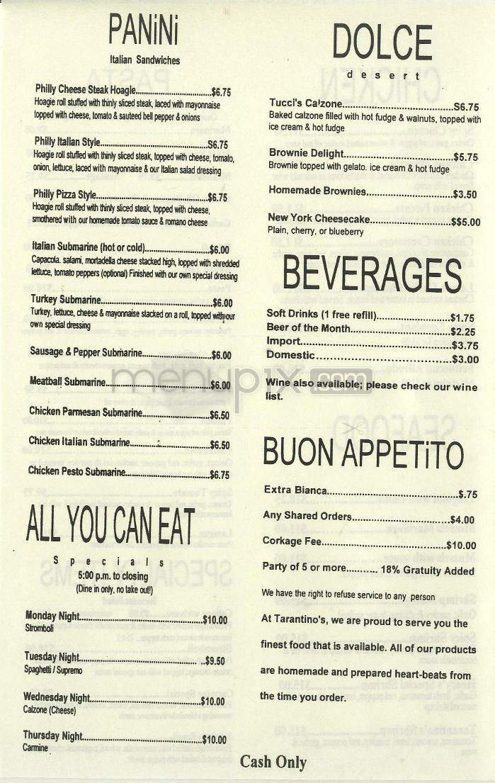 Menu page 4