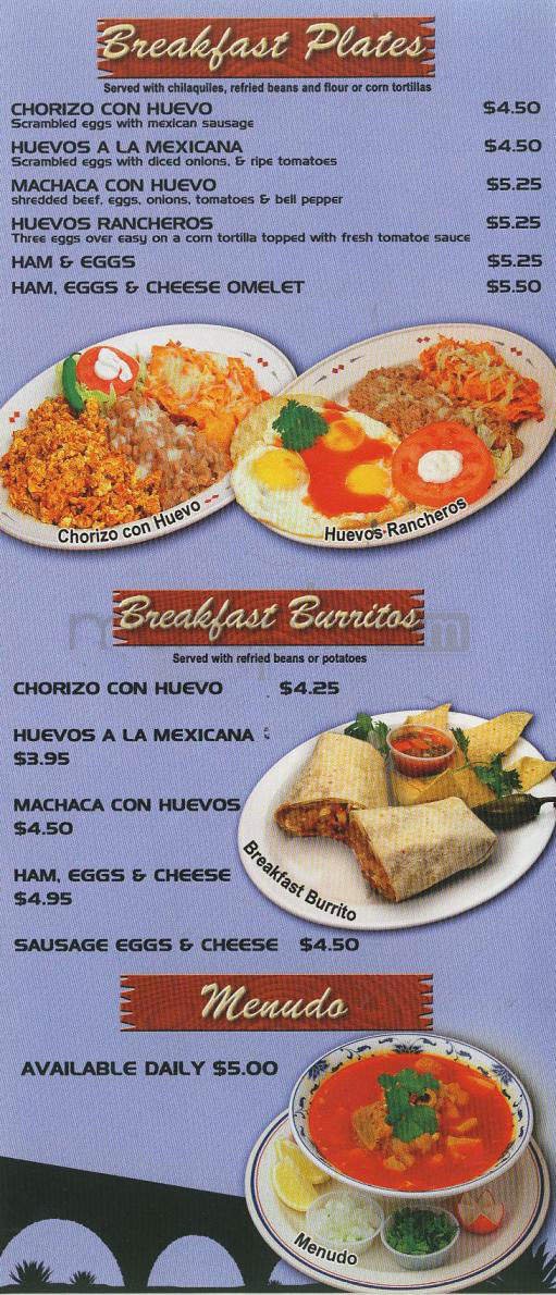 Menu page 2