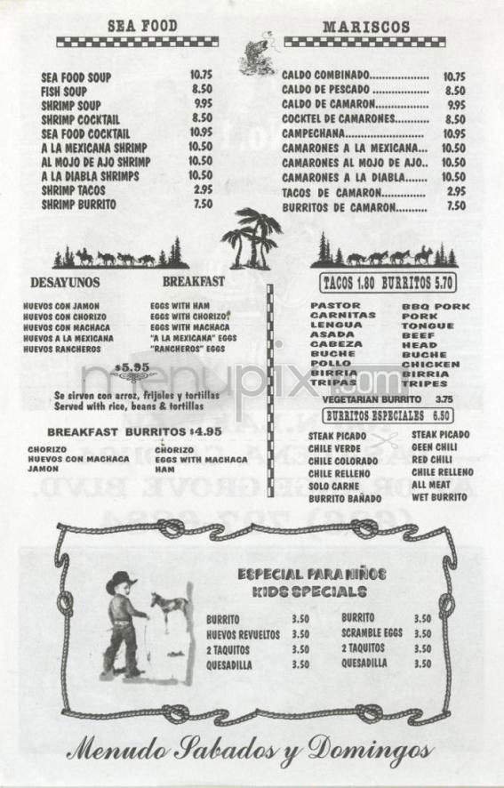Menu page 2