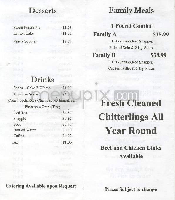 Menu page 3
