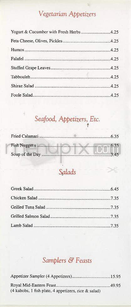 Menu page 2
