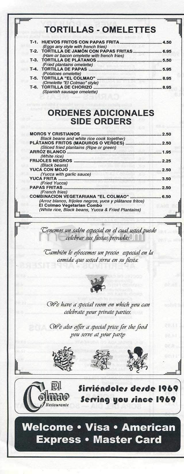 Menu page 3
