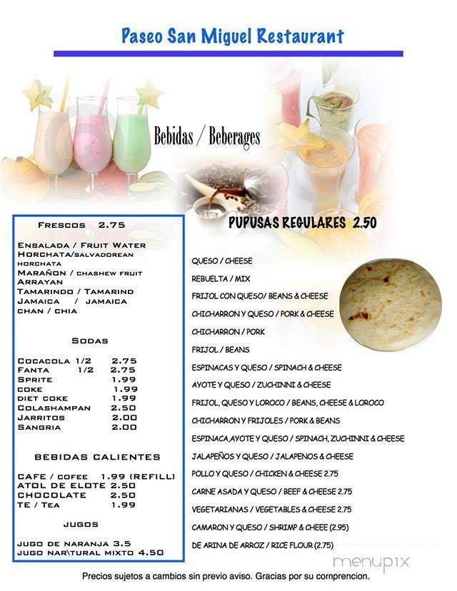 Menu page 5