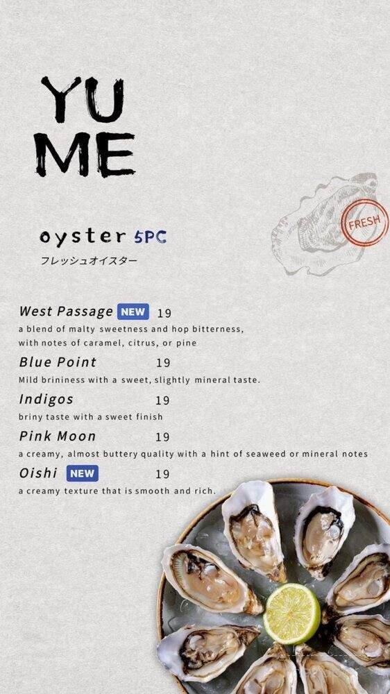 Menu page 1