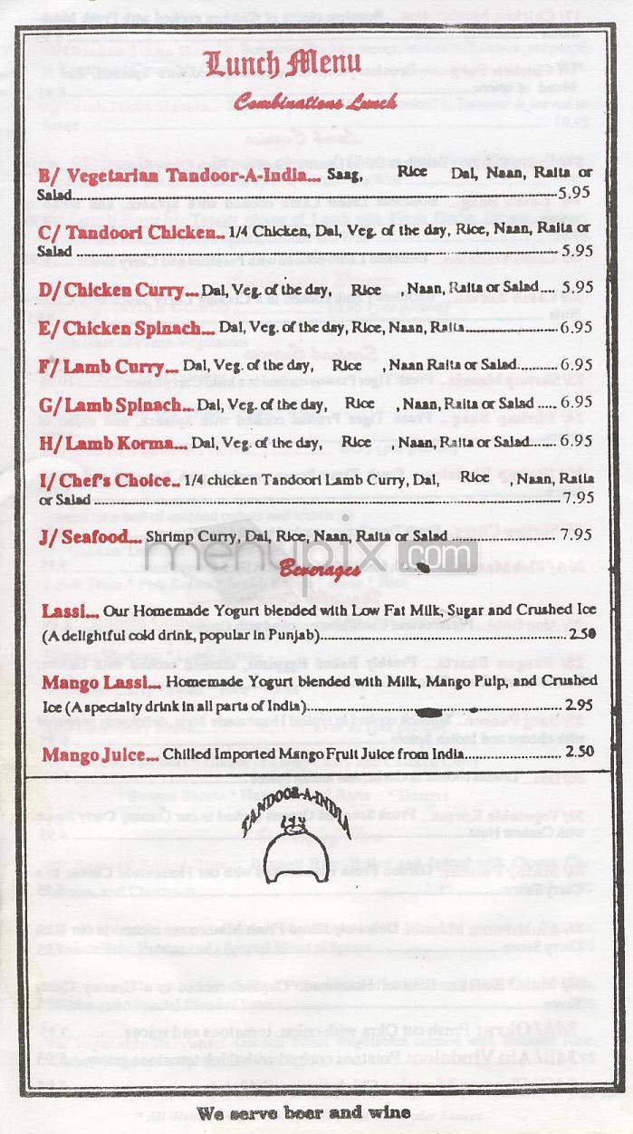 Menu page 2
