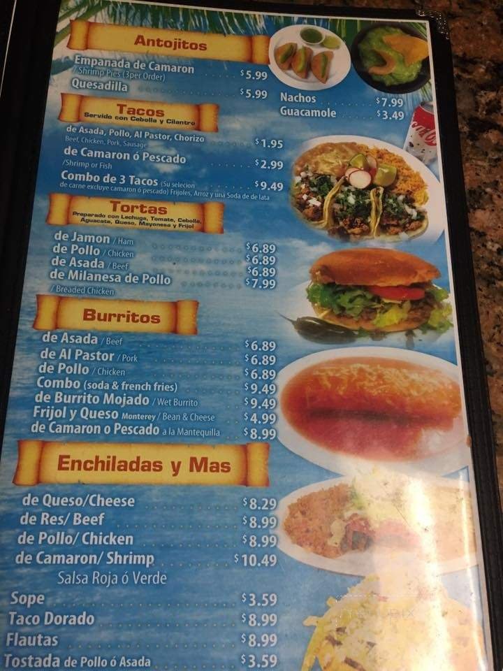 Menu page 2