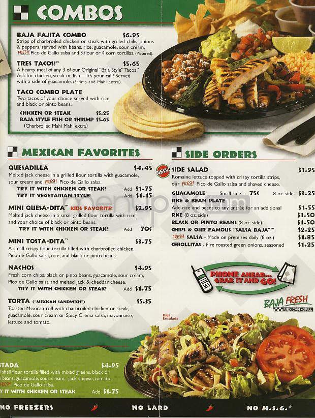 Menu page 2