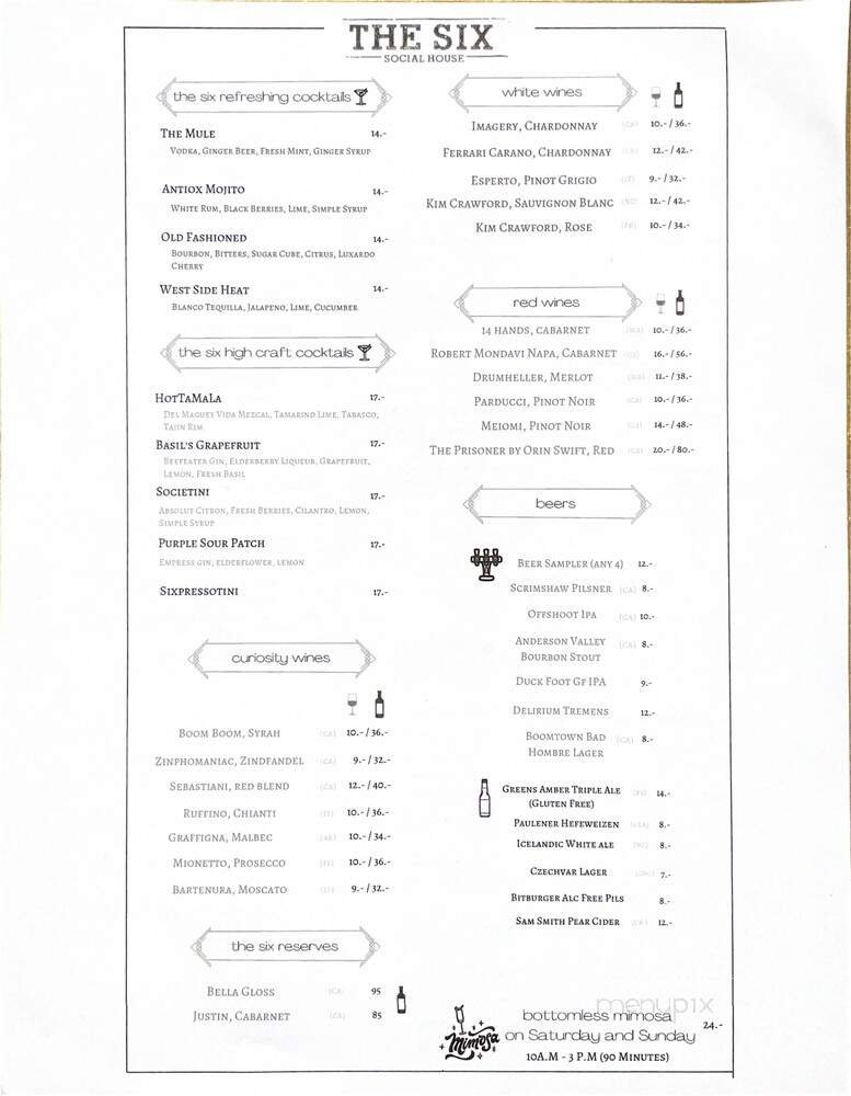 Menu page 2