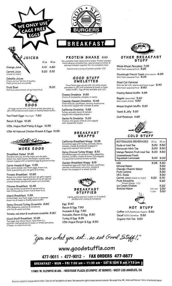 Menu page 2