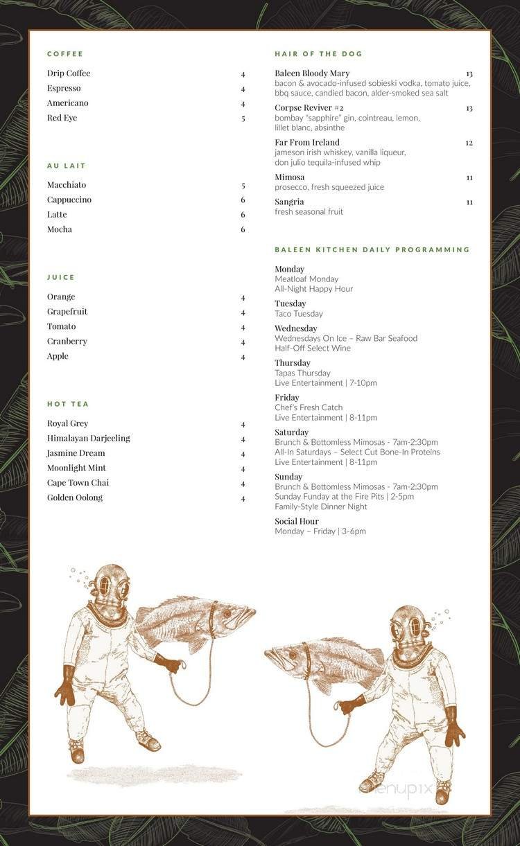 Menu page 1