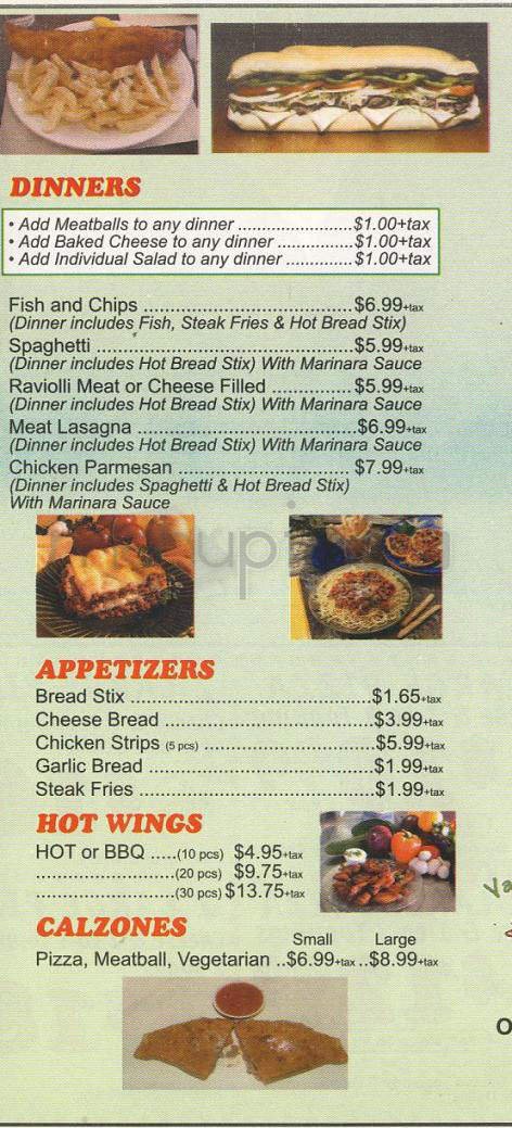 Menu page 2