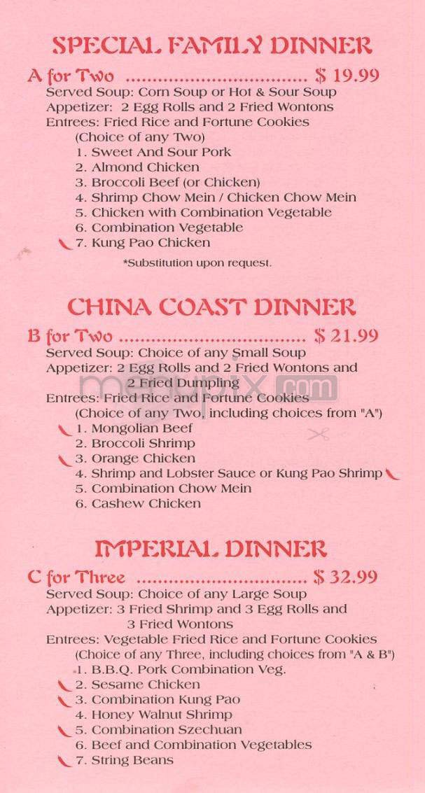 Menu page 3