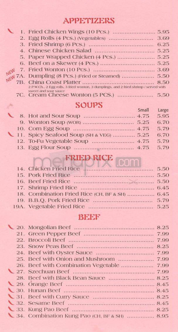 Menu page 4
