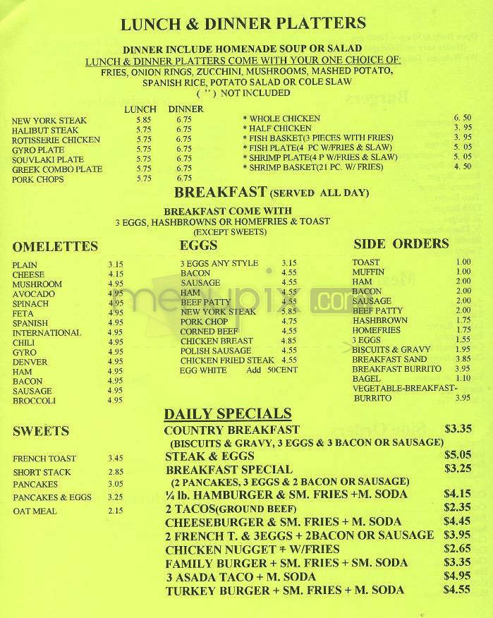 Menu page 2
