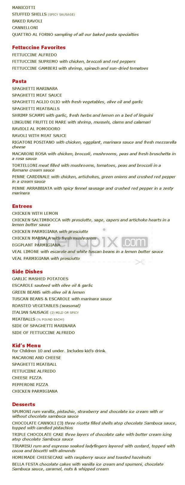 Menu page 2