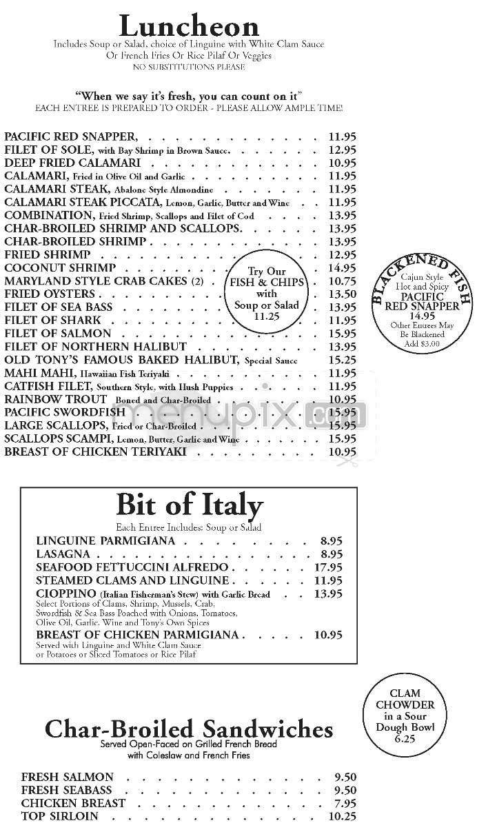 Menu page 1
